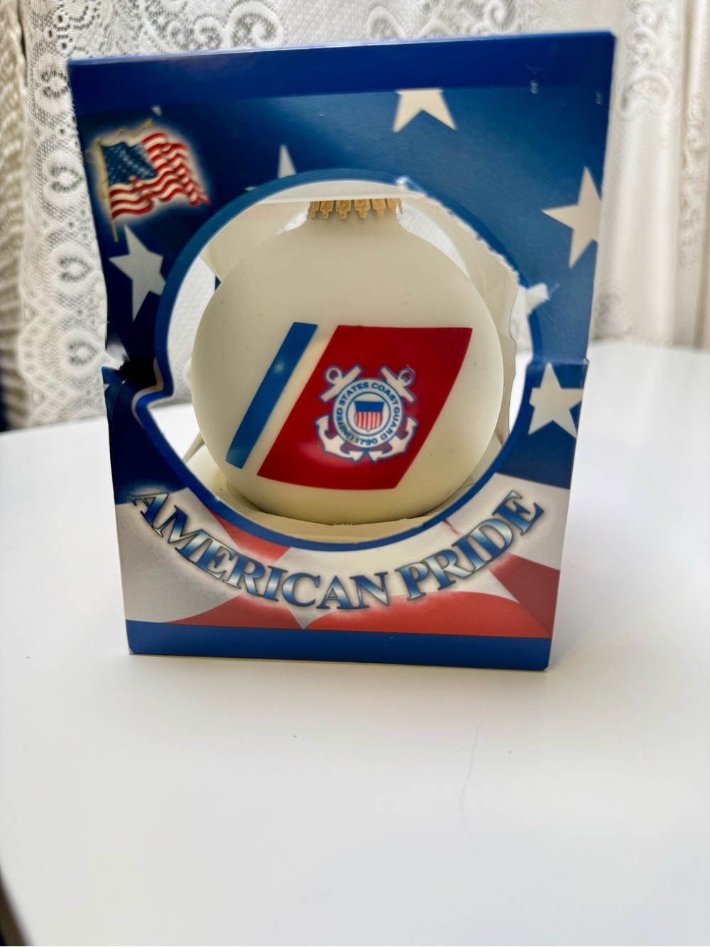 U.S. Coast Guard American Pride Ornament - Red, White & Blue